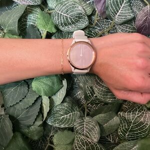 Garmin Hybrid Smartwatch Vivomove 3S - Rose Gold Light Sand Silicone Band